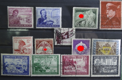 Почтовые марки, 3-й Рейх. Фашистская Германия. Набор № 3