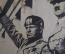 Почтовая открытка "Бенито Муссолини и Адольф Гитлер на параде нацистов". 3-й Рейх, Оригинал.