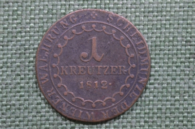 Монета 1 крейцер 1812 года, Австрийская империя. Франц I. Kreuzer, Kaiser Franz I