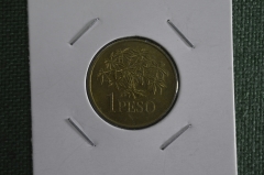 Монета 1 песо 1977 год. Гвинея - Бисау. FAO. aUNC.