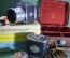 Фотоаппарат "Салют". Полный комплект, с документами. Кофр, коробка. 1969 год, СССР.