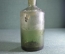 Старинная бутылка, бутылочка, аптекарский флакон. Зеленое стекло. Конец 19 века