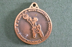 Медаль "IV международный мужской чемпионат по баскетболу. Эдмонтон, Канада, 1991 год". Edmonton.