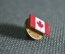 Знак, значок "Канада, канадский флаг. Кленовый лист". Цанга.