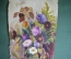 Картина, рисунок "Букет цветов". Бумага, акварель. #4