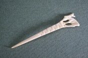 Крючок костяной для вязания, шитья и рукоделия 