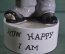 Штоф, музыкальная шкатулка "Как же я счастлив". How happy I am. Пьянчужка в шляпе.