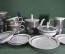 Сервиз фарфоровый, набор посуды на 5 персон (15 предметов). Фарфор из ГДР.