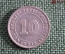 Монета 10 центов 1919 Стрейтс-Сеттлментс, серебро
