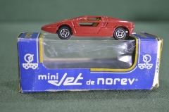 Машинка модель "Maserati Boomerang". Norev Mini Jet. Оригинальная коробка. Франция. 1970-е.