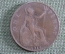 Монета 1 пенни 1919 года, Великобритания. Король Георг V. One penny. 