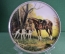  Тарелка фарфоровая, настенная "Лошадь на охоте". Компания "Rosenberg". Германия. Конец 20 века.