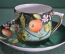 Чайная пара (чашка и блюдце) "На память", Кузнецовский фарфор, конец 19 века, Вербилки.