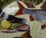 Фарфоровая настенная тарелка "Рыбы". Авторская работа, Андрей Галавтин.  