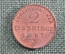Монета 2 пфеннига, Пруссия 1867 года, Вильгельм I