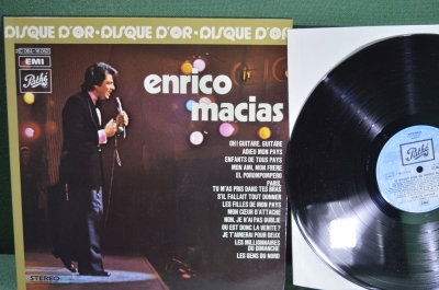 Винил, 1 lp. Энрико Масиас. Enrico Macias ‎– Disque D'Or. Pathe Marconi, Франция, 1978 год.