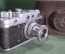 Фотоаппарат «Зоркий-С», с кофром. № 58029408. Объектив Индустар-22. 1958 год, СССР.