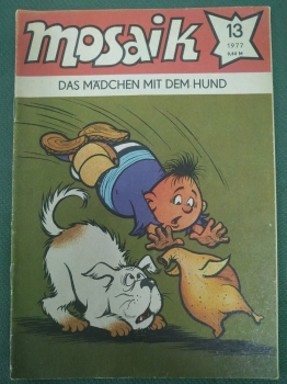 Комикс, серия комиксов "Мозаик", "Mosaik". Выпуск № 13. 1977 год. ГДР. Германия.  