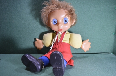 Кукла, игрушка "Антошка"," Антоша". СССР.