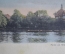 Старинная открытка "Озеро. Ванзе / Wannsee".  Чистая, № 1025. Германия. Начало XX века.