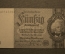 Банкнота 50 рейхсмарок 1933 года. Германия. Давид Ганземан. 