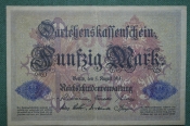 Банкнота 50 марок 1914 года. Германия, Берлин.
