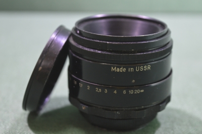 Объектив Helios-44 2/58 Гелиос. № 0291874. КМЗ, СССР.