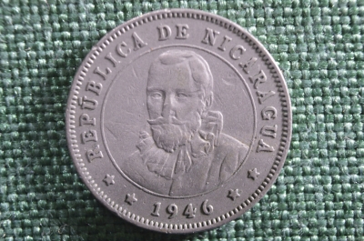 Монета 25 сентаво (центаво) 1946 года, Никарагуа.