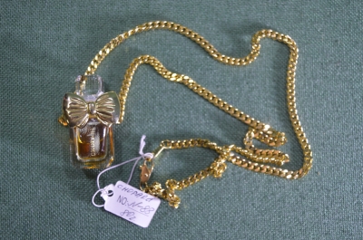 Кулон, подвеска с флаконом духов Chopard. Винтаж.