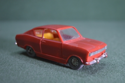 Модель масштабная, автомобиль "Опель Кадет", Opel. А-13. Красный. Пластик. СССР.