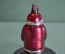 Елочная стеклянная новогодняя игрушка "Дед Мороз". Стекло. СССР.