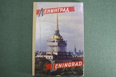 Буклет, книжка-раскладушка "Ленинград. leningrad". Открытки. Виды жизнь города, памятники. СССР. #A6