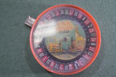 Игрушка игра "Казино Лас-Вегас рулетка". Винтаж. Япония. 1960-е годы.