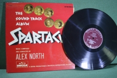 Пластинка виниловая "Спартак. Spartakus Sound Track". Винил, 1 lp. Дарственная автора, Alex North