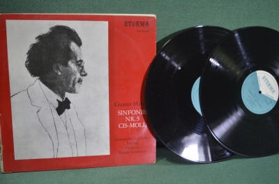 Пластинка виниловая "Густав Малер, Симфония N 5". Винил, 2 lp. Eterma, Германия