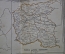 Карта старинная "Почтовых мест Российской Империи". 95х75. Изд. Ильина. 1870 год.