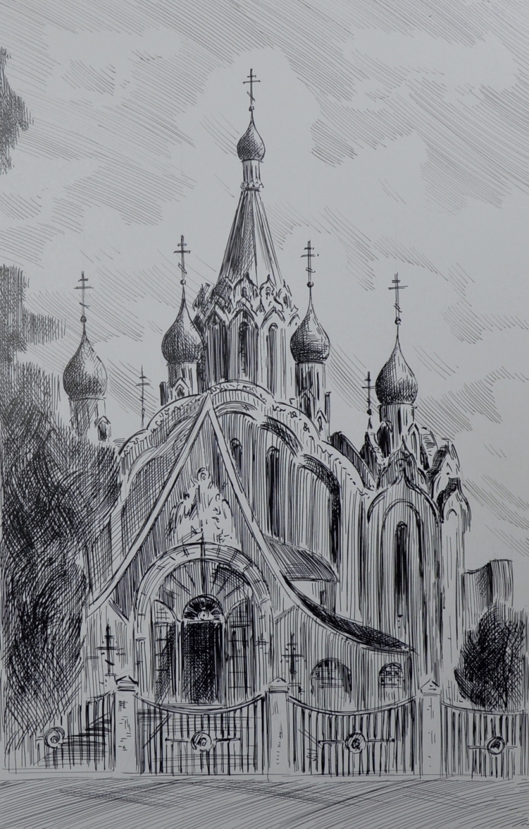 Рисунки Москвы Карандашом