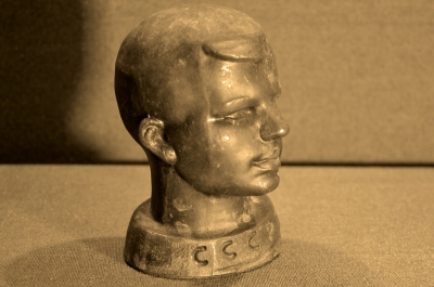 Юрий Гагарин. Бюст, силумин. СССР.