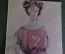 Рисунок "Эскизы платьев для журнала, мода". Бумага, карандаш, краска. #12