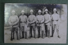 Фотография старинная "Группа военных". Первая мировая война. 1916 год.