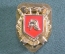 Знак значок "Пожарный пожарник ВДПО Emmen". Тяжелый металл. Европа. 