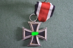Железный крест второго класса образца 1939 года, с лентой. ЖК 2 класс, Третий Рейх, Германия. #2