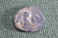 Монета старинная пиратская Мараведи. Средневековая Испания. 16 век.