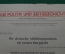 Выпуск журнала «Из политики и современной истории» (APuZ) от 02.03.1955, Германия