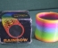Игрушка детская пружинка "Радуга Rainbow". Коробка. Тайвань. Начало 1990х.