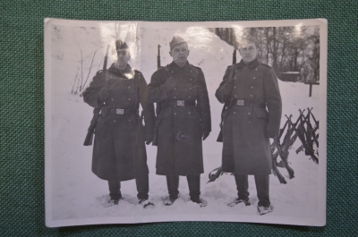 Фотография "Немцы зимой", 1940-е годы.
