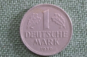 Монета 1 марка 1950 года, ФРГ, Германия. #1
