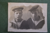 Фотография моряков. Отряд подводного плавания. Подводники, 1944 год.
