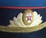Фуражка офицерская парадная, танковые войска или связисты СССР. Черный околыш, размер 56