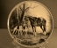  Тарелка фарфоровая, настенная "Лошадь на охоте". Компания "Rosenberg". Германия. Конец 20 века.